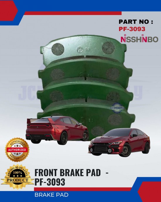 Mitsubishi Lancer Front Brake Pads - NISSHINBO - PF-3093 Brake System image