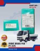 Mitsubishi Canter Front Brake Pads - NISSHINBO - PF-3175 Brake System image