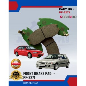 Front Disc Brake Pad (4pcs)-Proton-Wira-Satria-NISSHINBO-PF-3271