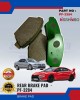 Rear Disc Brake Pad-Mitsubishi Lancer-Galant-NISSHINBO-PF-3284 Brake System image