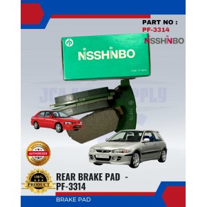 Rear Disc Brake Pad-Proton Wira-Satria GTI-NISSHINBO-PF-3314