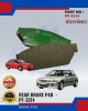 NISSHINBO Disc Brake Pad (RR) Set - Proton Wira Satria GTI - PF-3314 Brake System image