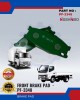 NISSHINBO FRONT DISC BRAKE PAD (4PCS) - MITSUBISHI CANTER - PF-3348 image