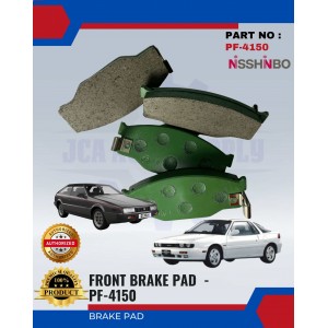 Front Disc Brake Pad (4pcs)-Isuzu-Impulse-Piazza-NISSHINBO-PF-4150