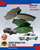 Front Disc Brake Pad (4pcs)-Isuzu-Impulse-Piazza-NISSHINBO-PF-4150 Brake System image