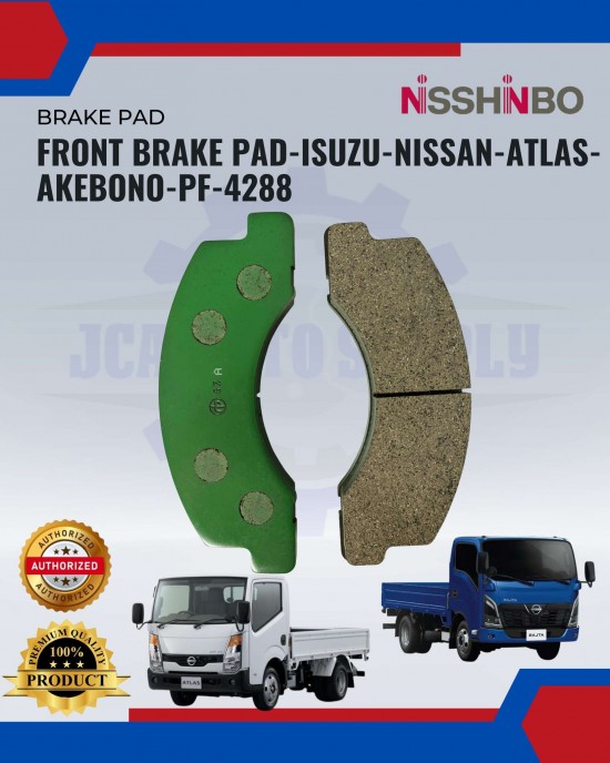 Showing image for Front Brake Pad-Isuzu-Nissan-Atlas-Akebono-PF-4288 Front Brake Pad-Isuzu-Nissan-Atlas-Akebono-PF-4288 image