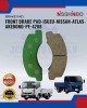 Showing image for Front Brake Pad-Isuzu-Nissan-Atlas-Akebono-PF-4288 Front Brake Pad-Isuzu-Nissan-Atlas-Akebono-PF-4288 image