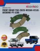 Showing image for Front Brake Pad-Isuzu-Nissan-Atlas-Akebono-PF-4288 Front Brake Pad-Isuzu-Nissan-Atlas-Akebono-PF-4288 image