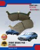 NISSHINBO FRONT DISC BRAKE PAD (4PCS) - MAZDA 626 1985 TX5 & CAPELLA SE - PF-5155 Brake System image