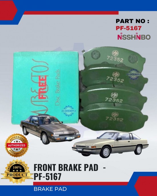 Mazda 929 Front Brake Pads - NISSHINBO - PF-5167 Brake System image