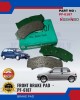 Front Disc Brake Pad (4pcs)-Daihatsu-Charade-NISSHINBO-PF-6187 Brake System image