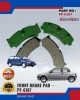 Front Disc Brake Pad (4pcs)-Daihatsu-Charade-NISSHINBO-PF-6187 Brake System image