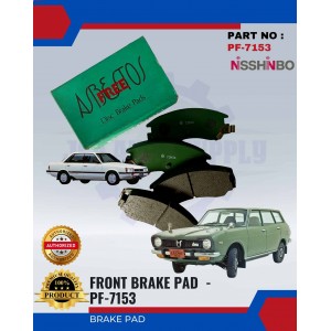 Front Disc Brake Pad-Subaru Leone-NISSHINBO-PF-7153