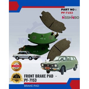 Front Disc Brake Pad-Subaru Leone-NISSHINBO-PF-7153