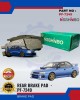 NISSHINBO Disc Brake Pad (RR) Set - Subaru Impreza 1993 - PF-7249 Brake System image