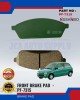 Front Disc Brake Pad (4pcs)-Subaru-Vivio-NISSHINBO-PF-7315 Brake System image