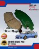 NISSHINBO-DISC BRAKE PAD-FRONT - SUBARU-IMPREZA-LEGACY - PF-7398 image