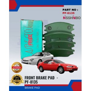 Front Brake Pad-Honda Prelude-NISSHINBO-PF-8135