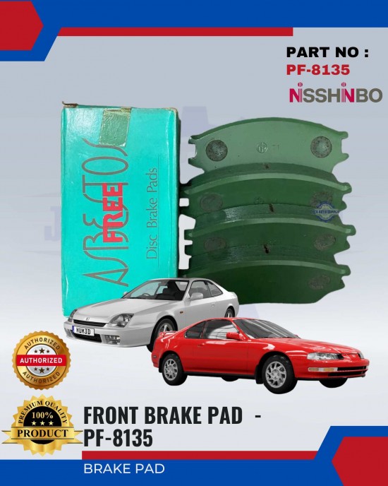 Honda Prelude Front Brake Pads - NISSHINBO - PF-8135 Brake System image