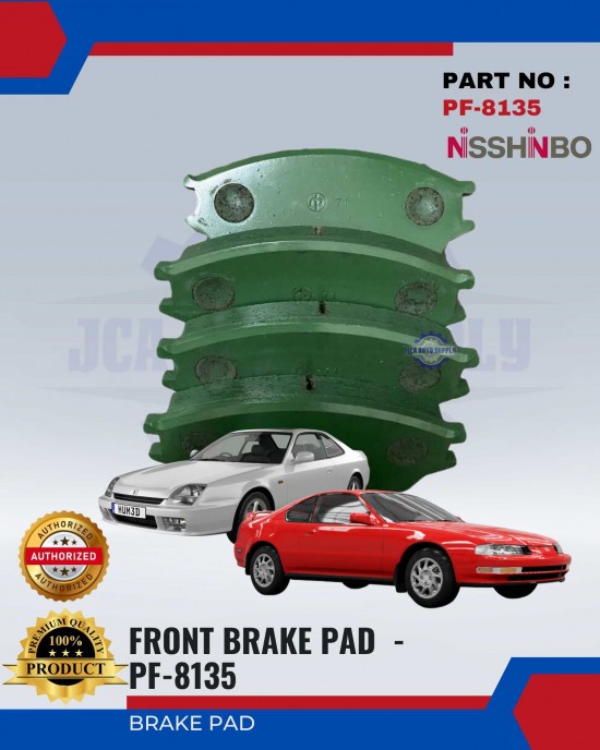 Honda Prelude Front Brake Pads - NISSHINBO - PF-8135 Brake System image