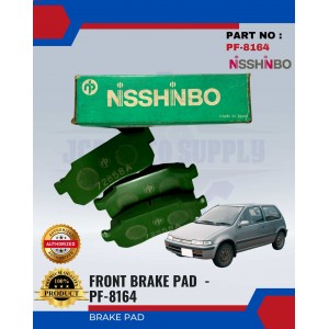 Front Brake Pads-Honda City 550-660 YEAR 1988-1994-NISSHINBO-PF-8164