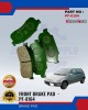 Nisshinbo Front Brake Pads - HONDA CITY 550-660 YEAR 1988-1994 - PF-8164 Brake System image