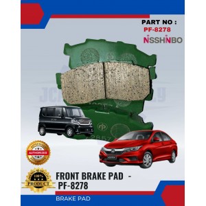 Front Disc Brake Pad (4pcs)-Honda City 550&660-NISSHINBO-PF-8278