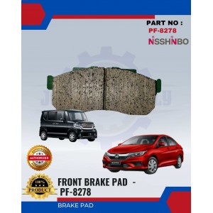 Front Disc Brake Pad (4pcs)-Honda City 550&660-NISSHINBO-PF-8278