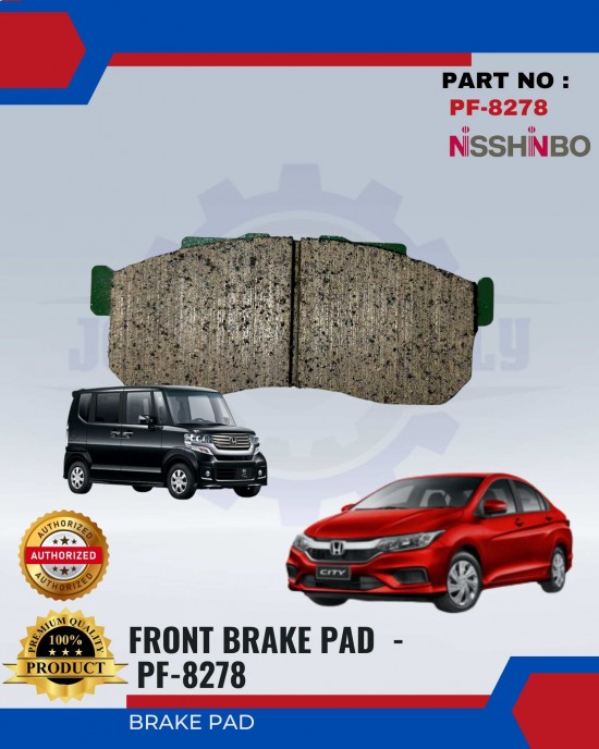 NISSHINBO FRONT DISC BRAKE PAD (4PCS) - HONDA CITY 550 & 660 PF-8278 image