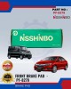 NISSHINBO FRONT DISC BRAKE PAD (4PCS) - HONDA CITY 550 & 660 PF-8278 image