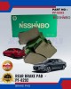 NISSHINBO Disc Brake Pad (RR) Set - Honda Accord - Civic - PF-8292 Brake System image