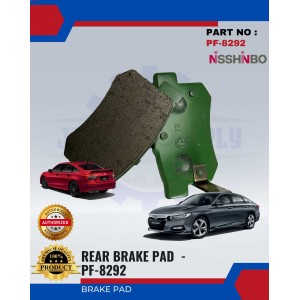 Rear Disc Brake Pad-Honda Accord-Civic-NISSHINBO-PF-8292