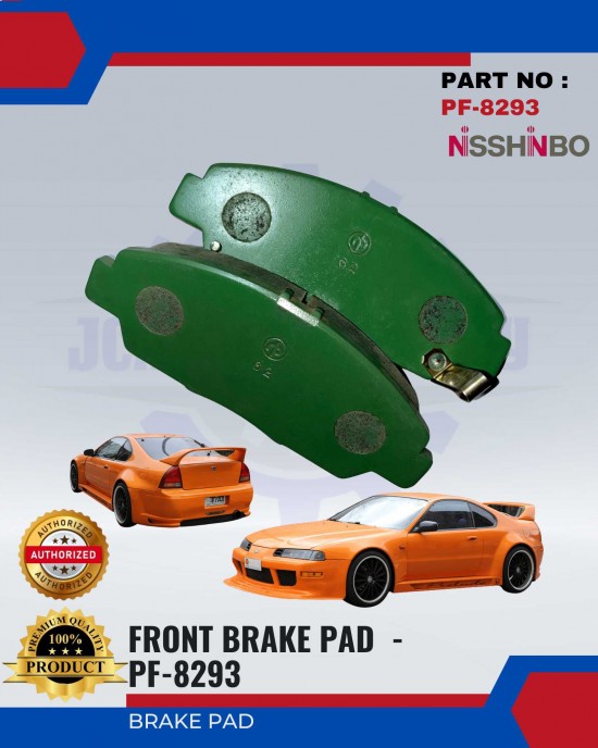 NISSHINBO FRONT DISC BRAKE PAD (4PCS) - HONDA PRELUDE PF-8293 Brake System image