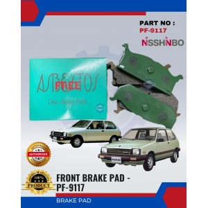 Front Brake Pad-Suzuki Swift SA310-NISSHINBO-PF-9117