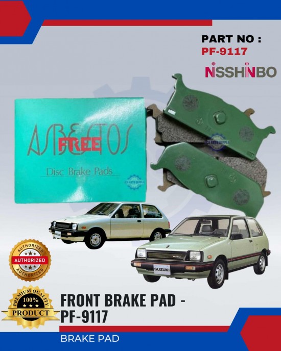 Suzuki Swift SA310 Front Brake Pads - NISSHINBO - PF-9117 Brake System image