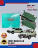 Suzuki Swift SA310 Front Brake Pads - NISSHINBO - PF-9117 Brake System image