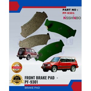 Front Disc Brake Pad-Suzuki Vitara-NISSHINBO-PF-9301