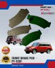 NISSHINBO-DISC BRAKE PAD-FRONT - SUZUKI VITARA - PF-9301 image