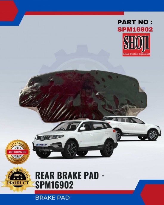 Rear Brake Pad-Proton X70-SHOJI-SPM16902 Brake System image