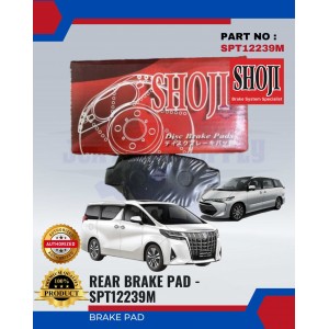 Rear Brake Pad-Toyota Estima-Alphard-SHOJI-SPT12239M