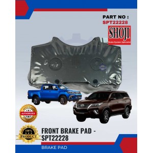 Front Disc Brake Pad-Toyota Fortuner-Hilux125-SHOJI-SPT22228