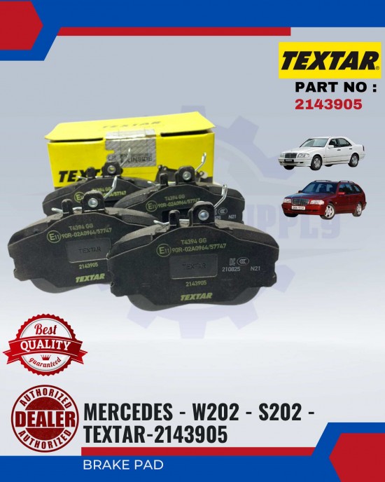 Brake Pad-Mercedes-W202-S202-TEXTAR-2143905 image