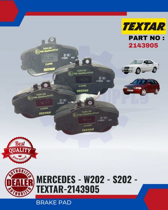 Brake Pad-Mercedes-W202-S202-TEXTAR-2143905 image
