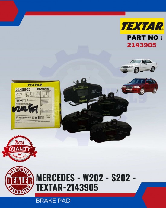 Brake Pad-Mercedes-W202-S202-TEXTAR-2143905 image