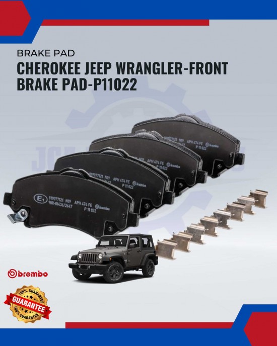 Showing image for Cherokee Jeep Wrangler-Front Brake Pad-P11022 Cherokee Jeep Wrangler-Front Brake Pad-P11022 Brake Pad image