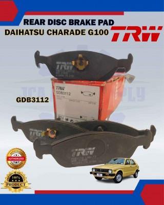 Daihatsu Charade G100-Rear Disc Brake Pad-TRW-GDB3112