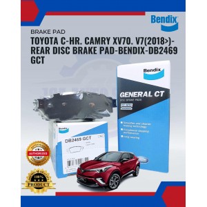 Toyota C-HR. Camry XV70. V7(2018>)-Rear Disc Brake Pad-BENDIX-DB2469 GCT