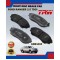 Ford Ranger 2.5 TDC-Mazda B2500-B2900-BT50-Front Disc Brake Pad-TRW-GDB3403