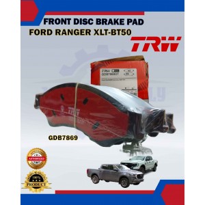 Ford Ranger XLT-BT50-Front Disc Brake Pad-TRW-GDB7869DT
