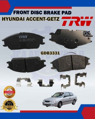 Hyundai Accent-Avante-Getz-Front Disc Brake Pad-TRW-GDB3331